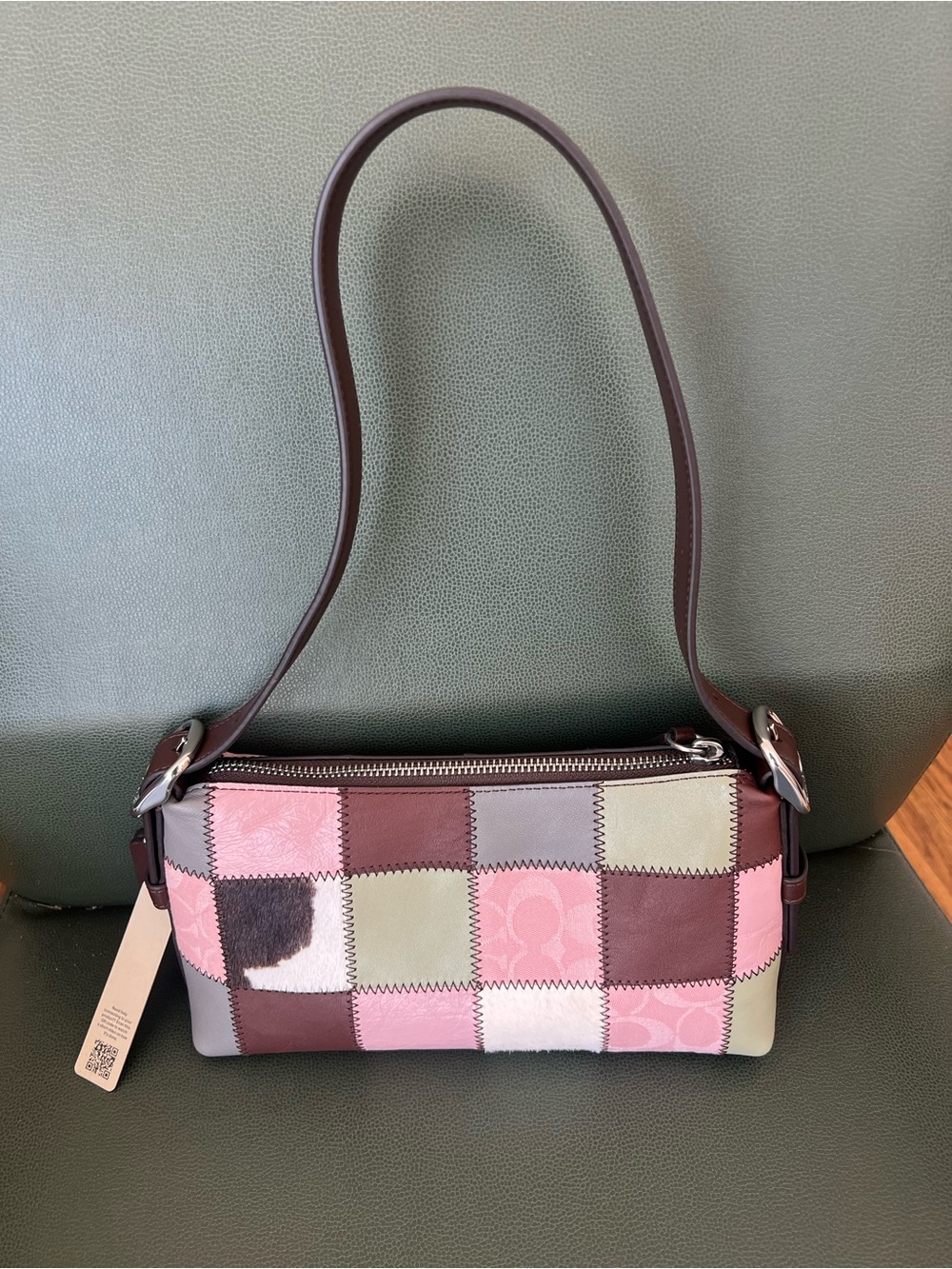 Coachtopia Small alter/ego pink and brown NWT